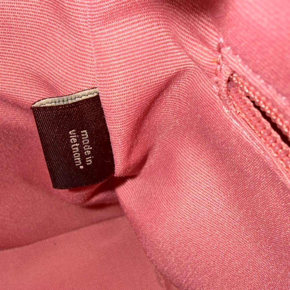 Coach Rowan Satchel Crossgrain Leather Pink Crossbody Bag Style 79946 - Picture 7 of 7